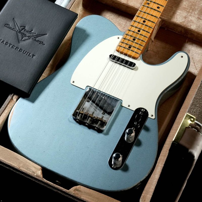【中古】Fender Custom Shop / Master Built 1958 Telecaster Journeyman Relic Ice Blue Metallic by Greg Fessler 【渋谷店】