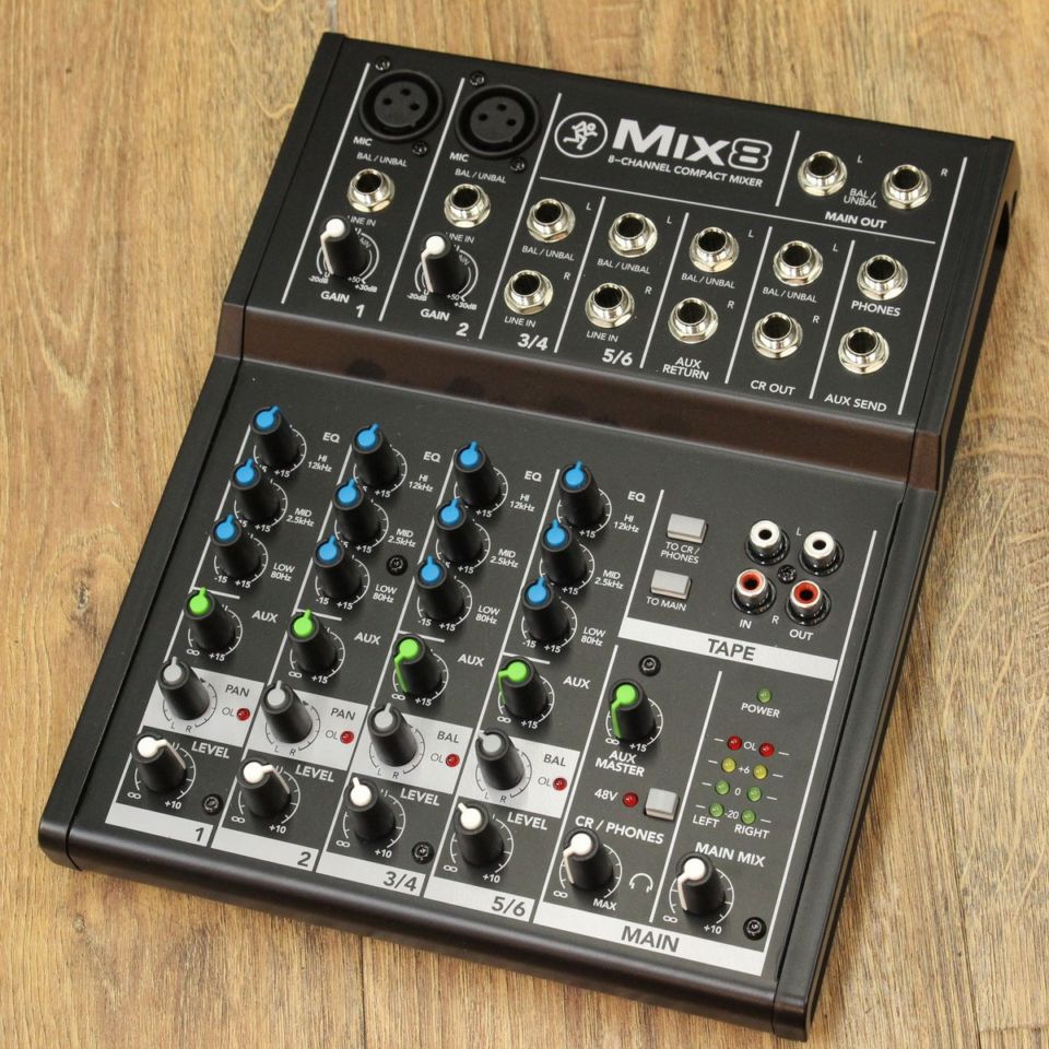 中古】 MACKIE / Mix8 【キーボードマート新宿】【新宿店】 | アナログ