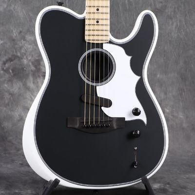 Fender / LTD Jack White Triplesonic Acoustasonic Telecaster Satin Arctic White with Black Top ジャック ホワイト フェンダー【2.48kg】[S/N JWA25318]