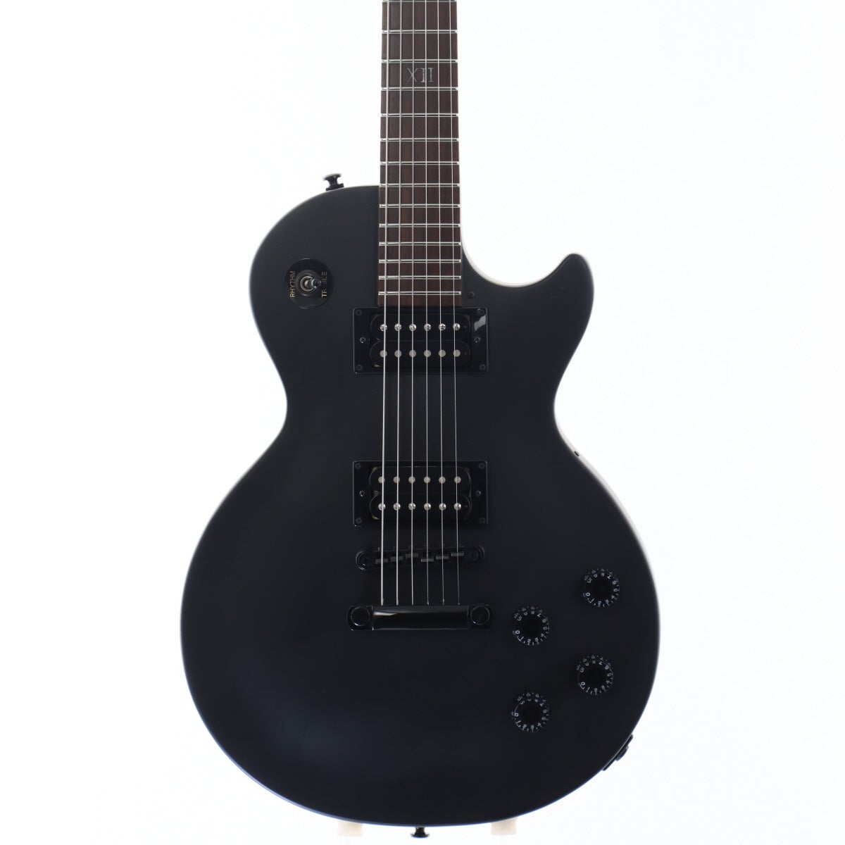 エピフォン Goth Gothic ゴス ゴシック レスポールエレキギター 黒 中古】Epiphone / Gothic Les Paul Studio Pitch Black Satin 【心斎橋