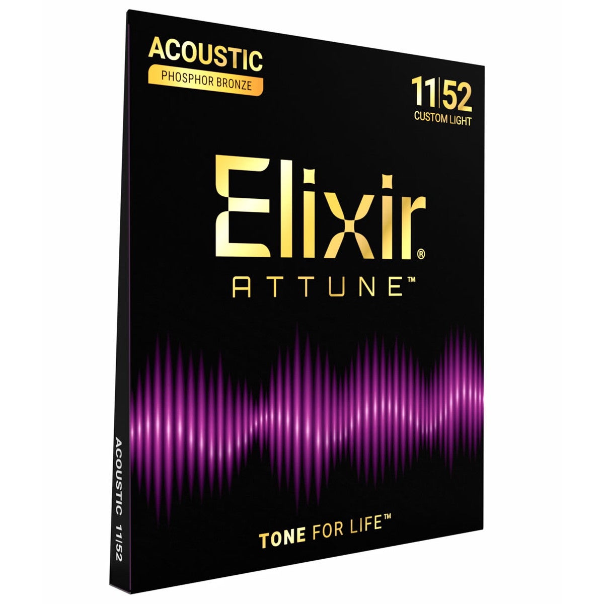 Elixir / 21027 Attune Acoustic Phosphor Bronze Custom Light
