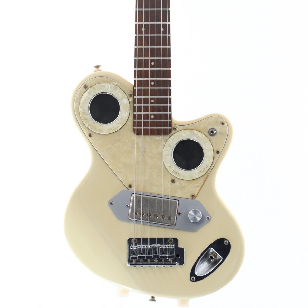 Stetch K-64 ケロヨンギター アンプ内蔵 中古】Stetch / K-64 White 【訳アリ】 【梅田店】 | ミニ/アンプ内蔵