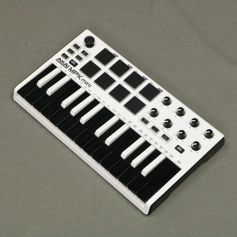 中古】 AKAI / MPK MINI MK2 WHITE 【御茶ノ水本店】 | MIDIキーボード