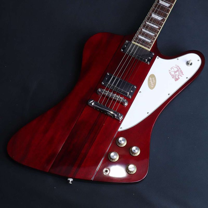 新品 Epiphone Firebird ワインレッド 純正ケース付 少し値引可 新品 Epiphone Firebird ワインレッド 純正ケース付 最終値引き 特典