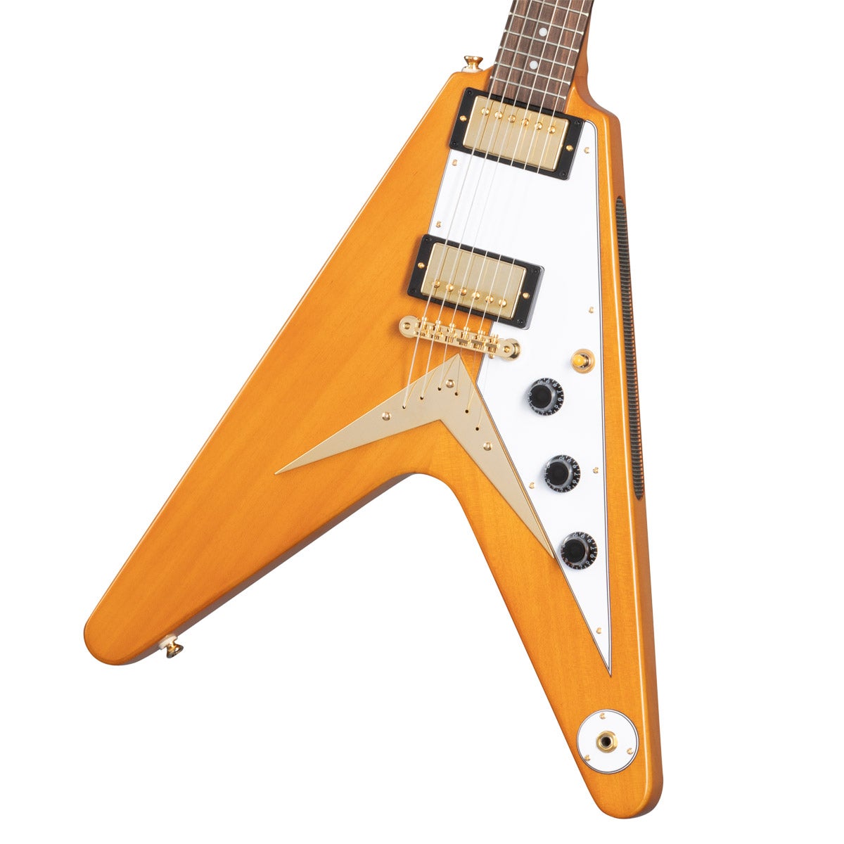 Epiphone / Inspired by Gibson Custom 1958 Korina Flying V White