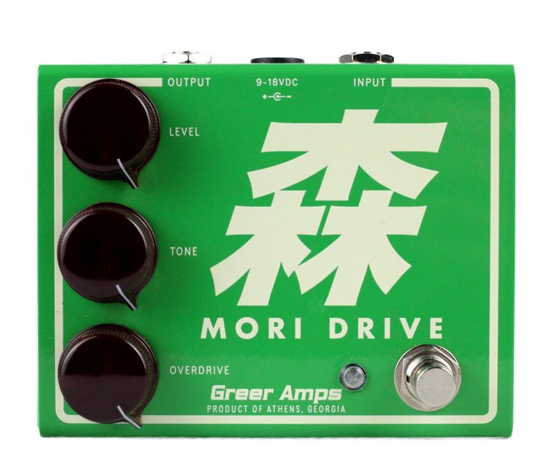 [森ドライブ/ヴィンテージTS系回路に着想]  Greer Amps グリアー・アンプス / 森 Mori Drive Overdrive オーバードライブ【正規国内輸入代理店商品】