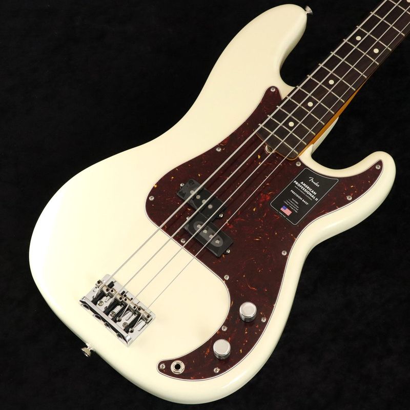 Fender / American Professional II Precision Bass Rosewood Olympic White [3.73kg] 【御茶ノ水本店】
