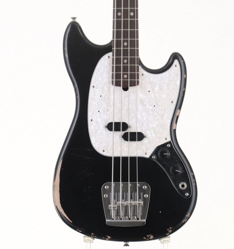 中古】Fender / JMJ Road Worn Mustang Bass Black [3.45kg/2024年製
