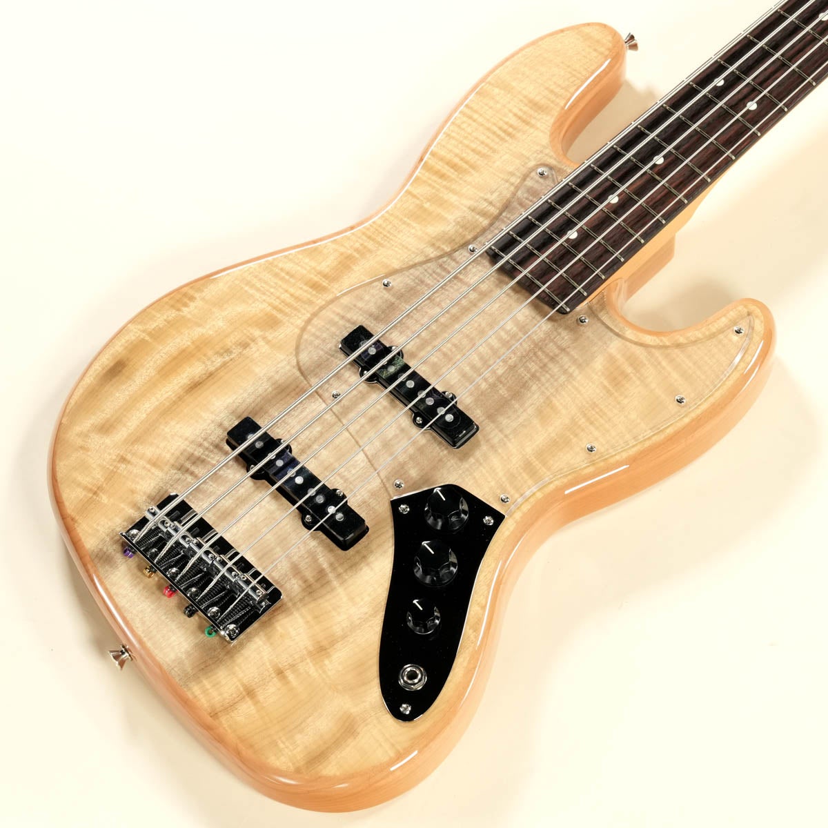 Fender / ISHIBASHI FSR MIJ Hybrid II Jazz Bass V Myrtle Top Alder