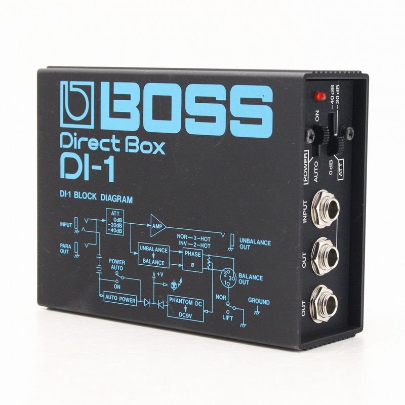 BOSS DI-1 ダイレクトボックス 日本製 中古】BOSS / DI-1 Direct Box DI 【御茶ノ水本店】 | DI（ダイレクト