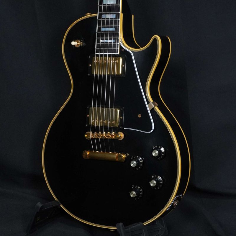 GIBSON CUSTOM / Murphy Lab 1968 Les Paul Custom Reissue Ultra Light Aged Ebony 【御茶ノ水本店FINEST GUITARS】