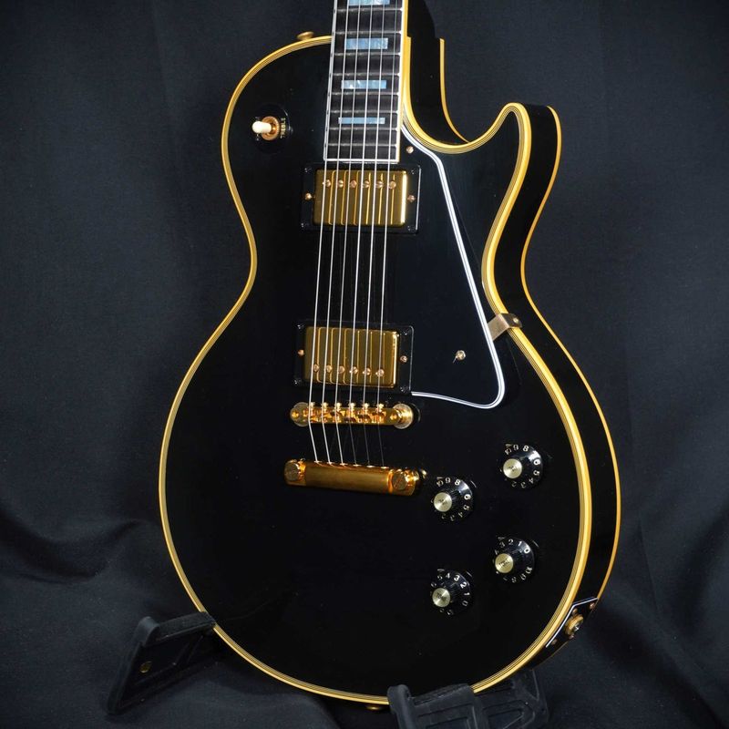 GIBSON CUSTOM / Murphy Lab 1968 Les Paul Custom Reissue Ultra Light Aged Ebony 【御茶ノ水本店FINEST GUITARS】