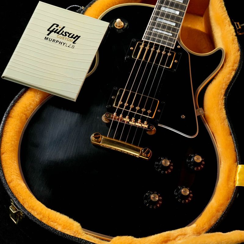 Gibson Custom / Murphy Lab 1968 Les Paul Custom Reissue Ultra Light Aged Ebony【渋谷店】