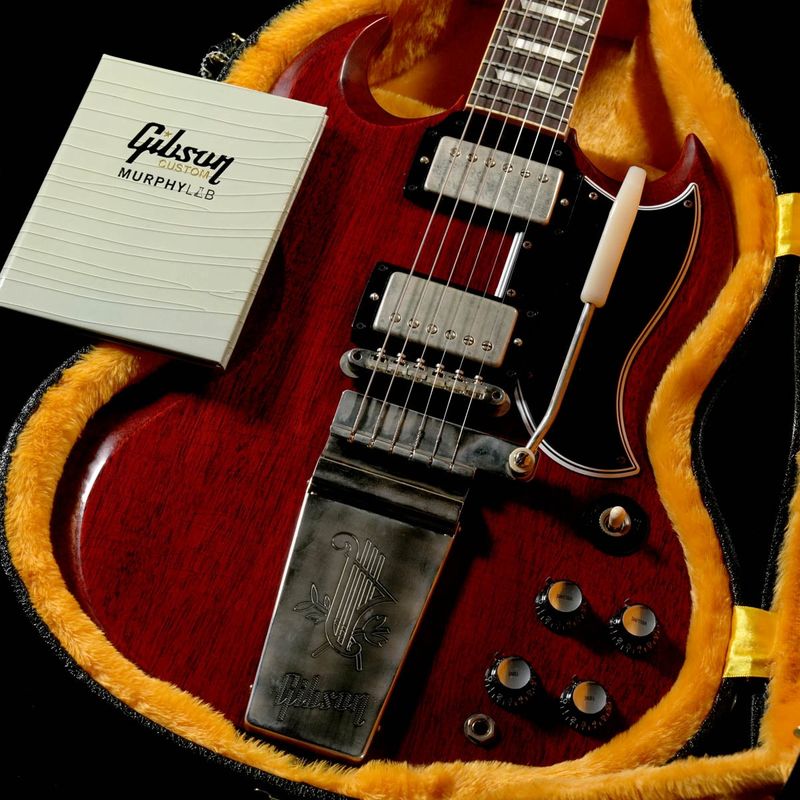 Gibson Custom / Murphy Lab 1964 SG Standard Reissue w/ Maestro Vibrola Ultra Light Aged Cherry Red【渋谷店】