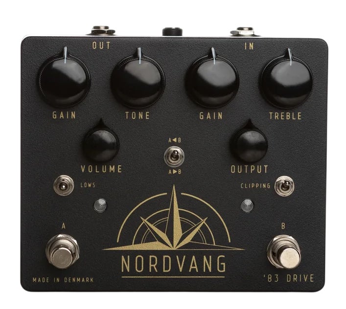 【新製品】[伝説的ドライブペダル2機種の融合]  Nordvang Custom / ’83 Drive V2.5 オーバードライブ ノードヴァングカスタム【国内正規品】