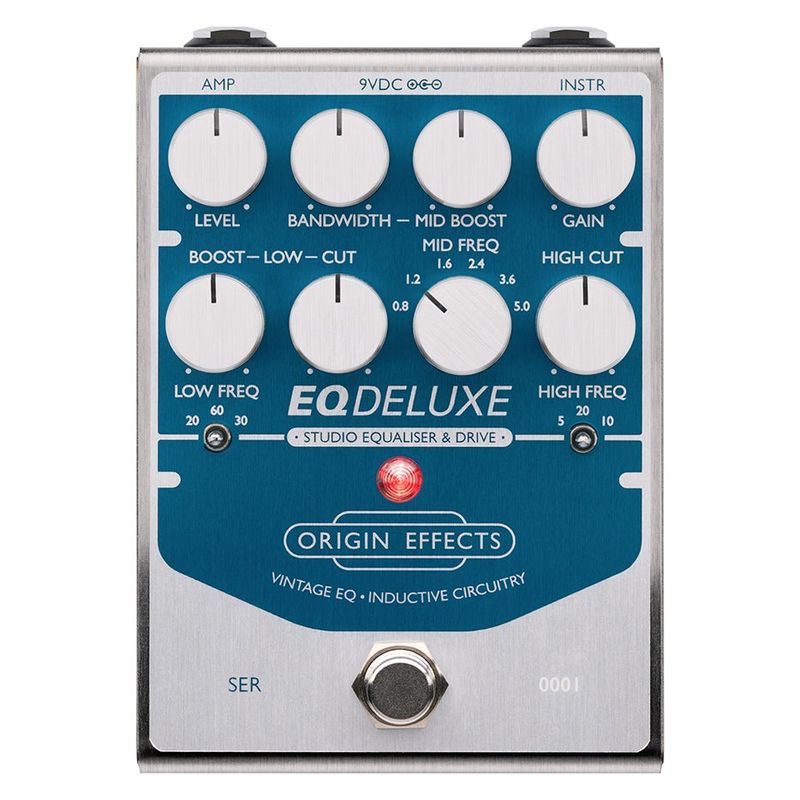 【新製品】[往年の名機Pultec EQP-1Aベース/フルアナログEQ] ORIGIN EFFECTS / EQ DELUXE Studio Equaliser & Drive フルアナログEQ イコライザー オリジンエフェクツ 【国内正規品】