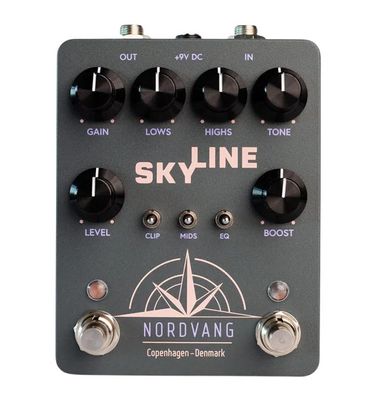 【新製品】[Timmyの回路をベースに製作]  Nordvang Custom / Skyline V2 スカイライン オーバードライブ ノードヴァングカスタム【国内正規品】