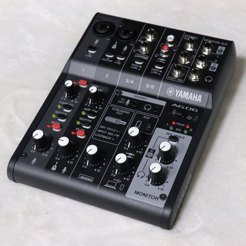 中古】YAMAHA / AG06MK2 Black 【梅田店】 | USB | イシバシ楽器