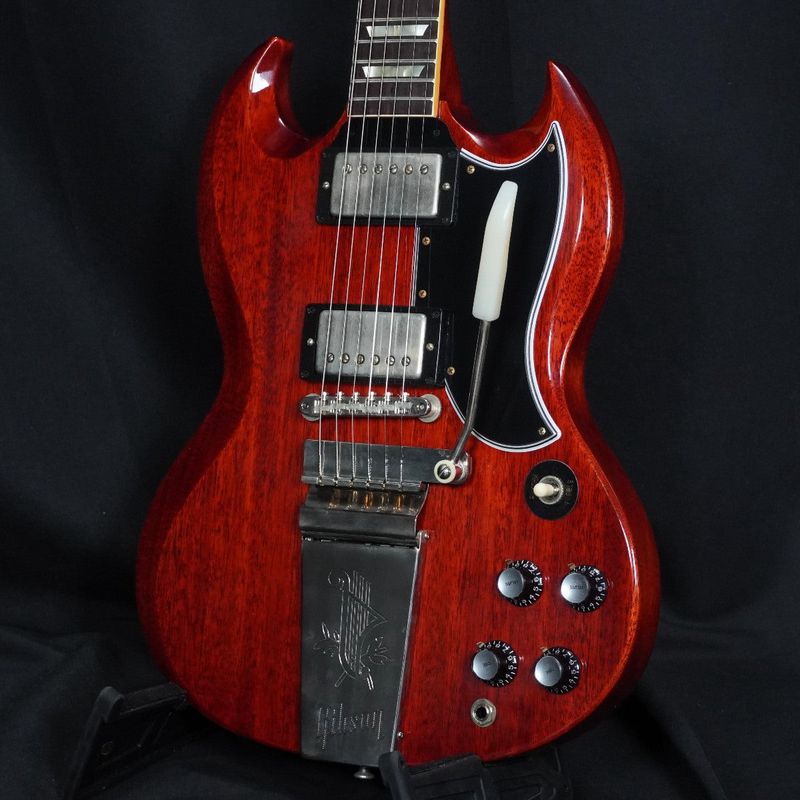 GIBSON CUSTOM / Murphy Lab 1964 SG Standard w/Maestro Long Vibrola Ultra Light Aged Cherry Red 【御茶ノ水本店FINEST GUITARS】