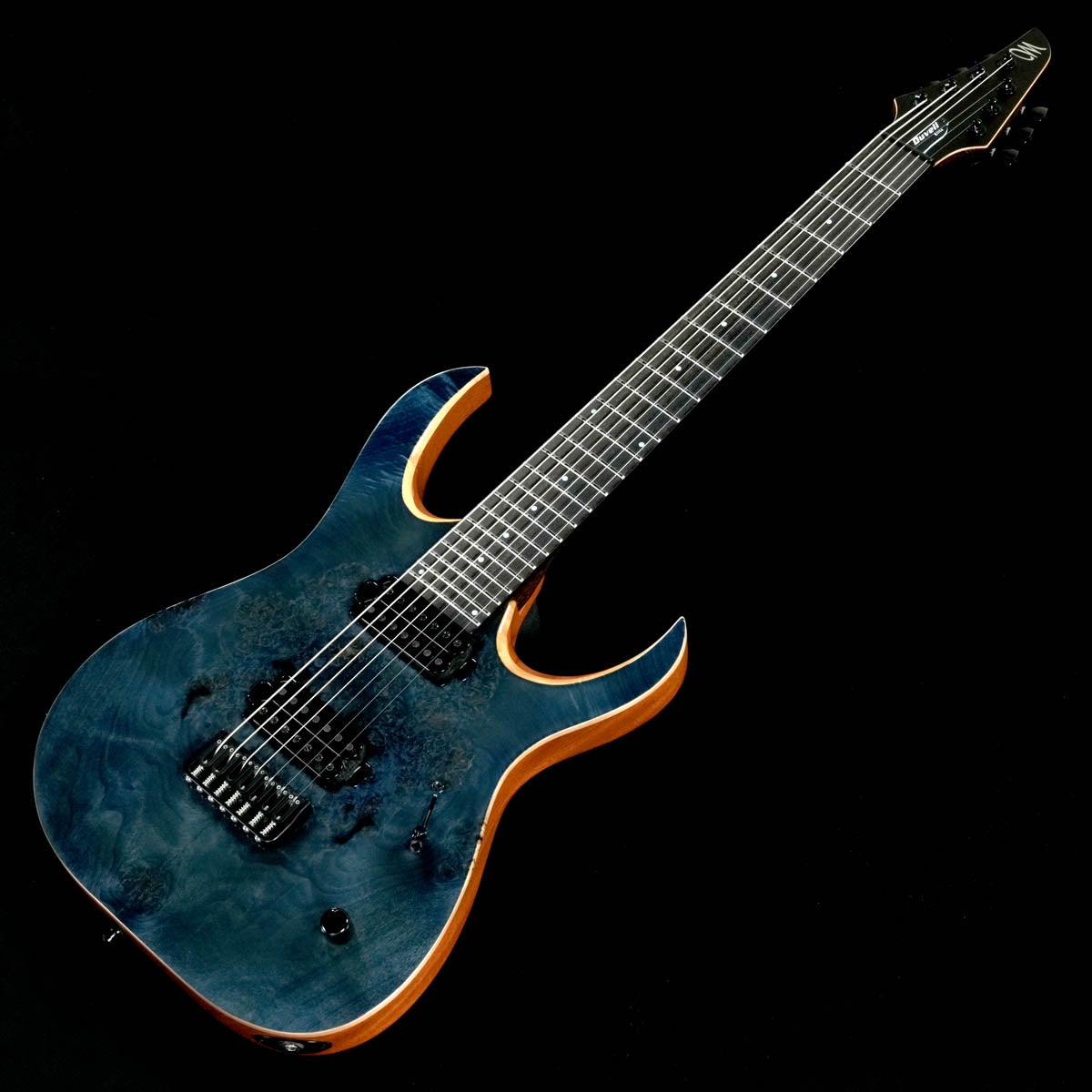 Mayones Duvell ELITE 7 7弦ギター 中古】Mayones / Duvell Elite 7 Trans Dirty-Blue Gloss 【渋谷店