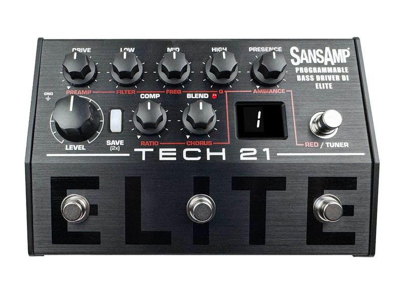 新製品】 [高い拡張性を融合したベース用プリアンプ/DI] TECH21