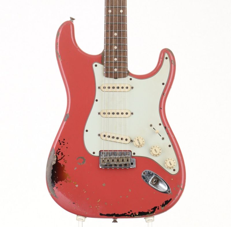 【中古】Fender Custom Shop / Michael Landau Signature 1963 Stratocaster Fiesta Red over 3-Color Sunburst [3.42kg/2013年製] 【池袋店】
