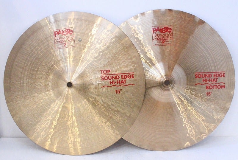 中古】PAISTE / 2002 Sound Edge Hi-Hat 15インチ 【心斎橋店