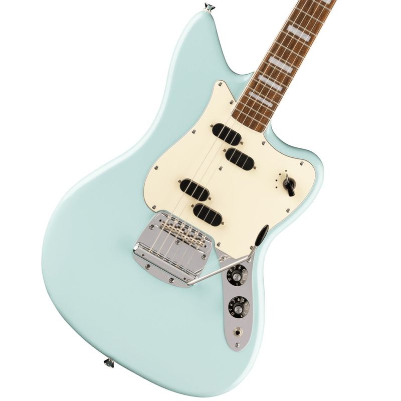 Squier by Fender / Paranormal Electric VI Laurel Fingerboard Parchment Pickguard Matching Headstock Daphne Blue スクワイヤー