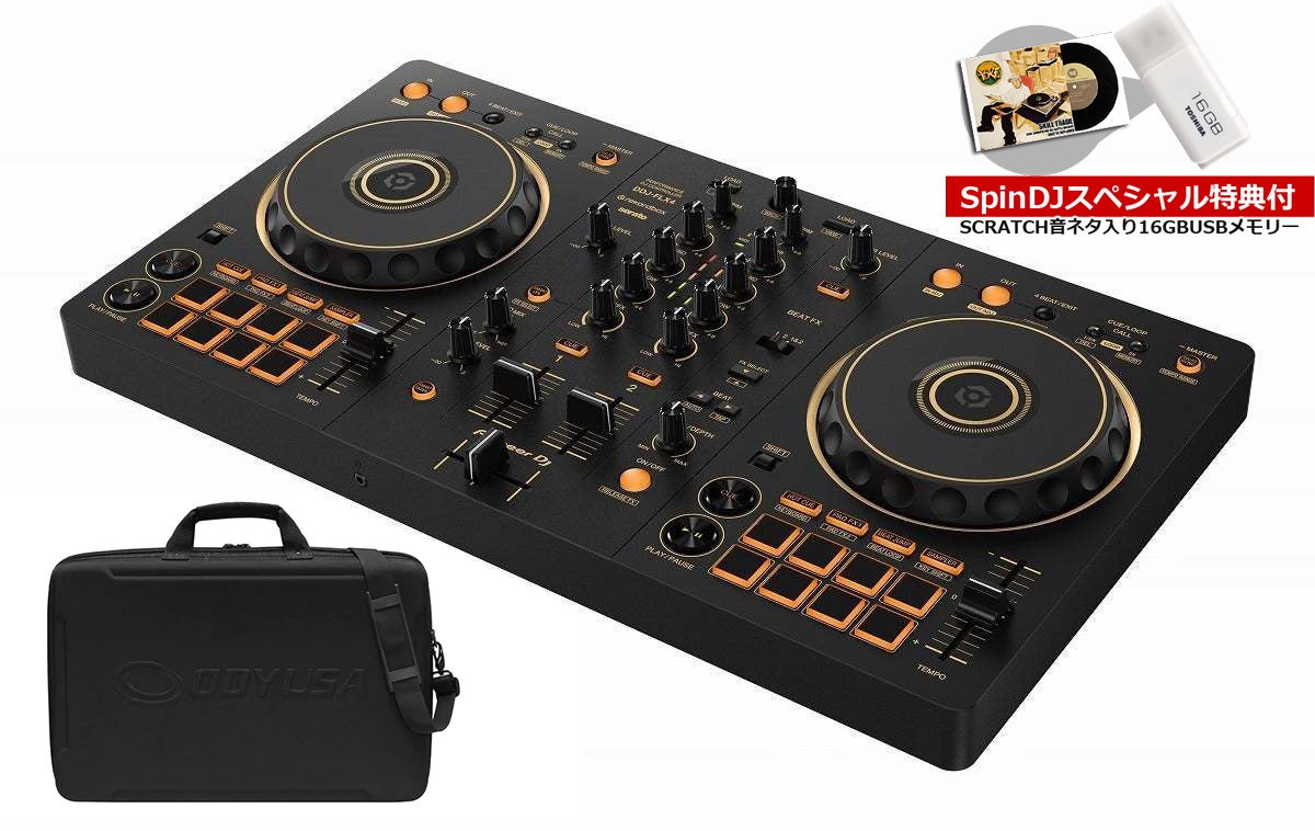 Pioneer DJ / DDJ-FLX4-N DJバッグセット【スクラッチ音ネタ入USB