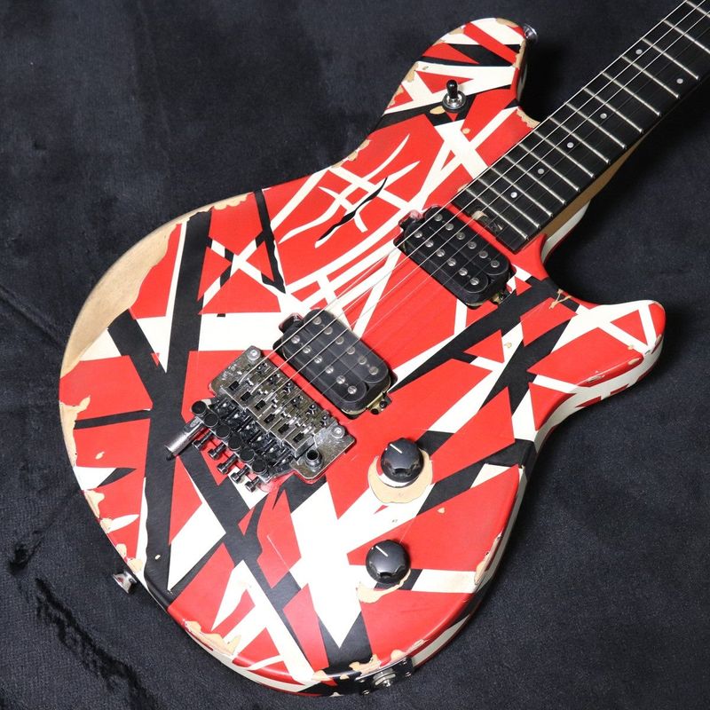 EVH / Limited Edition Wolfgang Special Striped Series Ebony Fingerboard Red Black and White Aged 【梅田店】