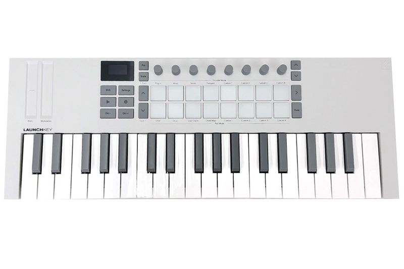 Novation ノベーション / Launchkey Mini 37 MK4 White 37鍵シンセ