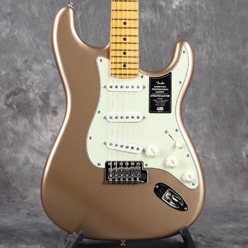 Fender / American Professional Classic Stratocaster Maple Fingerboard Faded Firemist Gold フェンダー [USA製]【3.52kg】[S/N US25101808]