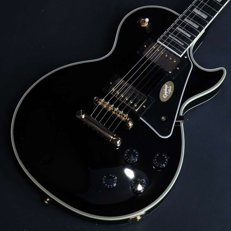 《特典付き》Epiphone / Inspired by Gibson Les Paul Custom Ebony 【横浜店】【S/N:25041520795】【3.76kg】【2NDアウトレット特価】