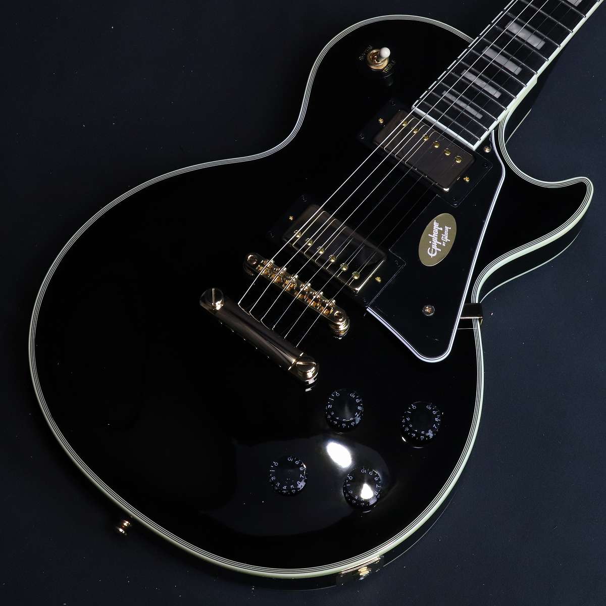 特典付き》Epiphone / Inspired by Gibson Les Paul Custom Ebony