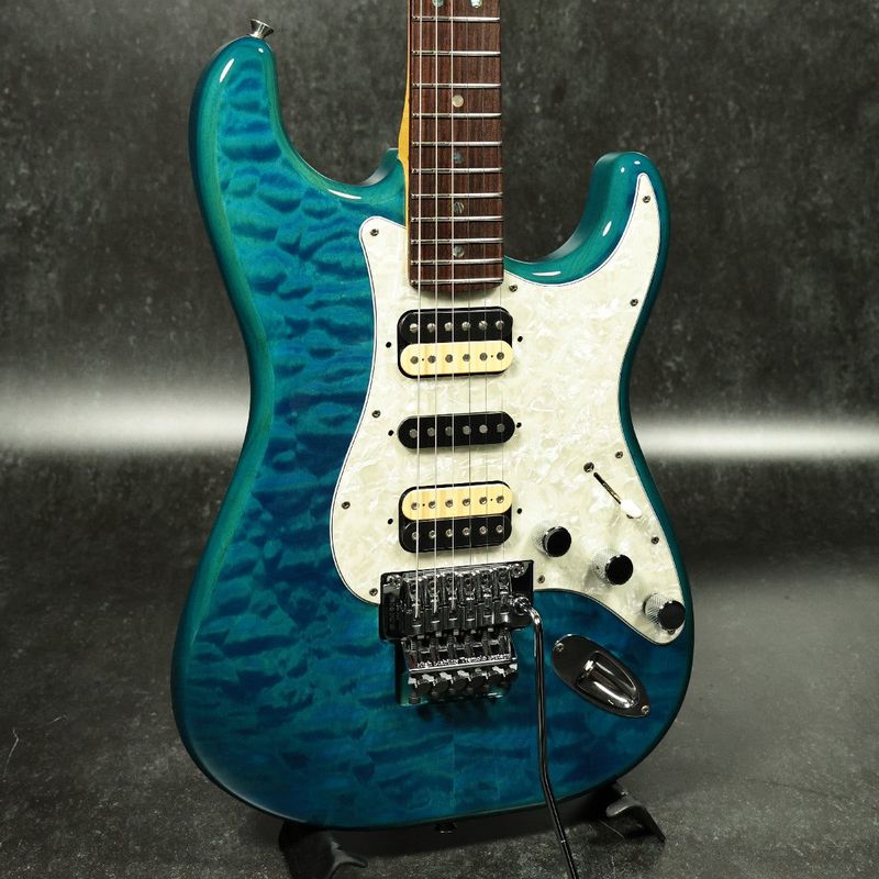 【中古】Fender / Made in Japan Michiya Haruhata Stratocaster Caribbean Blue Transparent 【名古屋栄店】