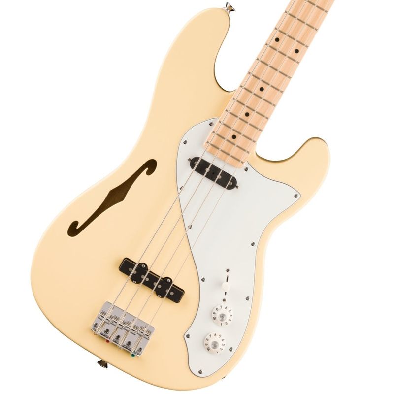 Squier by Fender / Paranormal Precision Bass Thinline SJ Maple Fingerboard Parchment Pickguard Vintage White スクワイヤー【池袋店】
