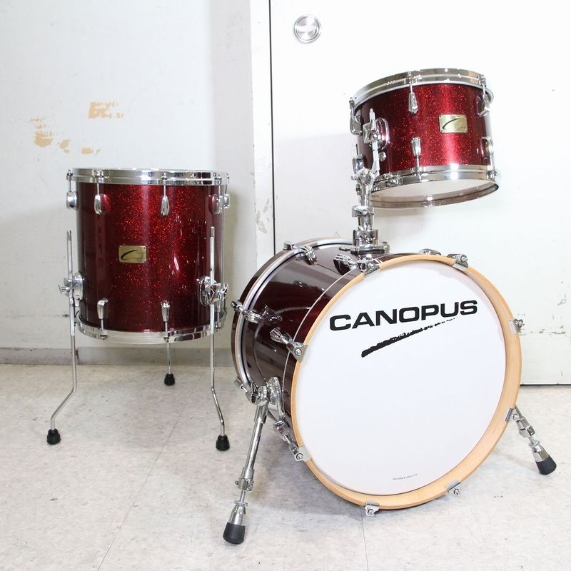 【中古】CANOPUS / 12/14/18 CUSTOM 3pcs Jazz Kit カノウプス カスタム3点セット 【池袋店】