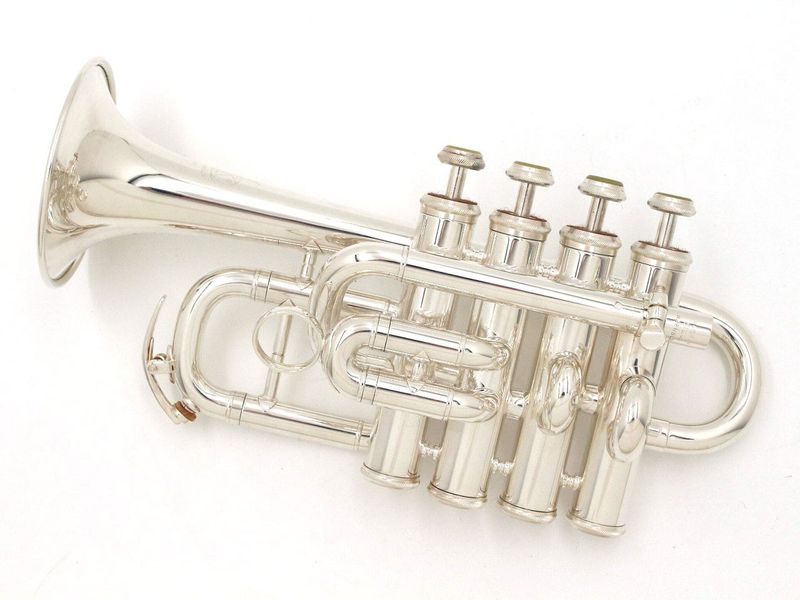 中古】AMATI / ピッコロトランペット ATR-383ES 銀メッキ仕上げ 【梅田