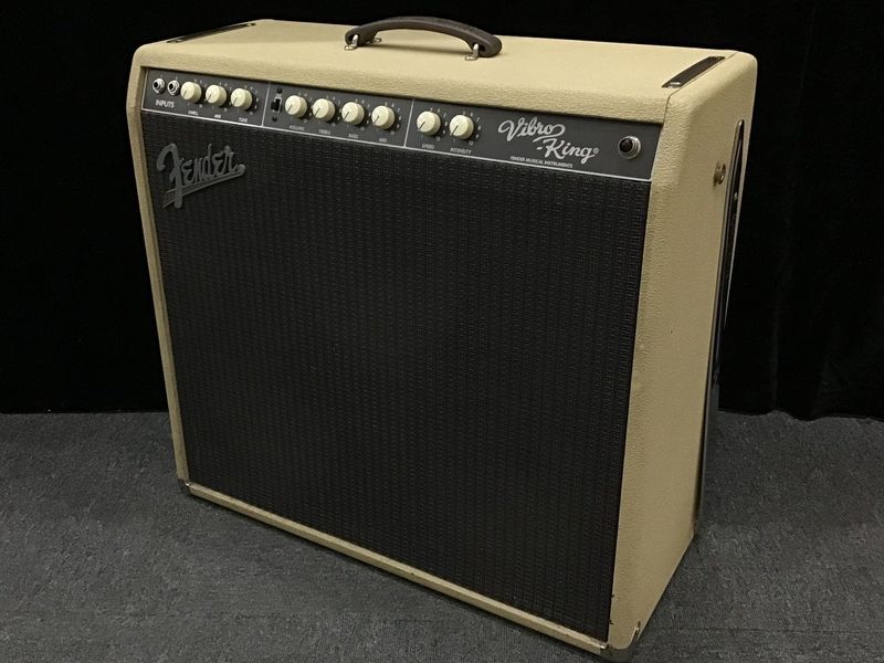 【中古】FENDER USA / Vibro-King 60W Combo 100V JPN -2001- Blonde and Oxblood 【御茶ノ水本店FINEST GUITARS】