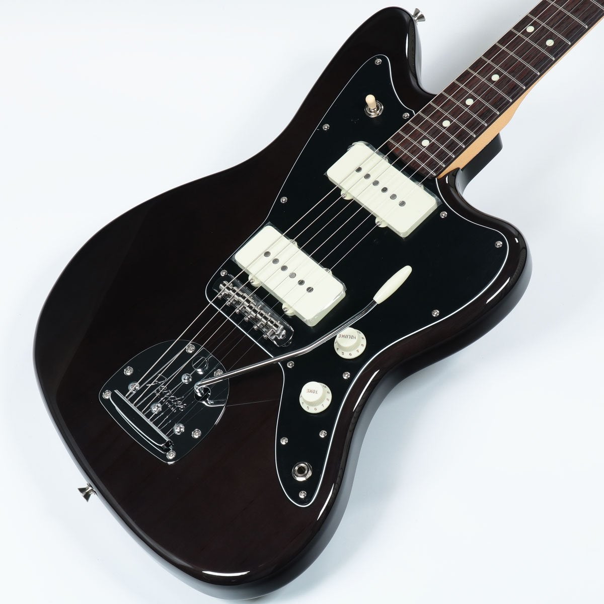 ギター Fender FSR Jazzmaster Alder Trans Black Fender / FSR Collection Hybrid II Jazzmaster Alder Trans Black