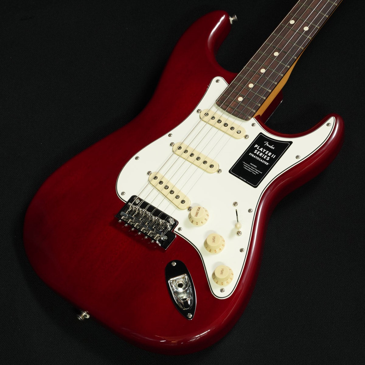 Fender / Player II Stratocaster Transparent Cherry Burst Chambered