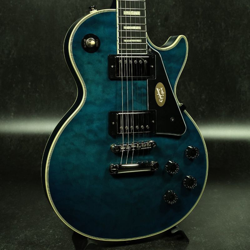 エピフォン Epiphone Les Paul Quilt Viper Blue Epiphone / Inspired by Gibson Les Paul Custom Quilt Viper Blue
