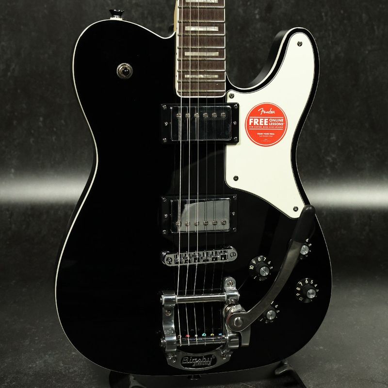 Squier by Fender / Paranormal Troublemaker Telecaster Deluxe Bigsby Laurel Fingerboard Parchment Pickguard Black 【S/N ISSE26001016】【名古屋栄店】