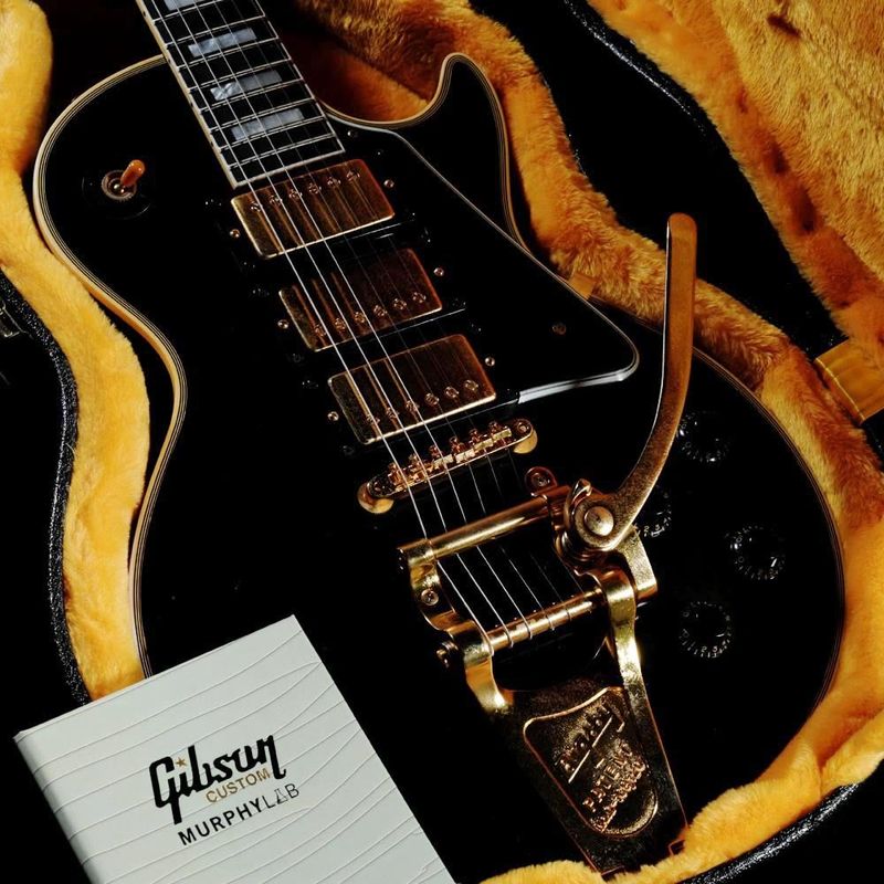 中古】Gibson Custom Shop / Murphy Lab 1957 Les Paul Custom Reissue