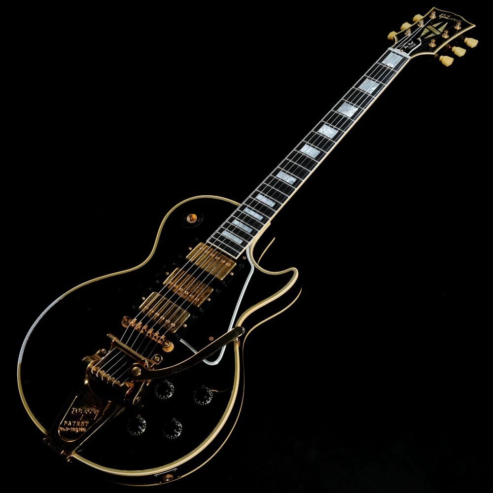 Gibson Custom Shop / Murphy Lab 1957 Les Paul Custom Reissue 3PU Bigsby Light Aged Ebony 사진 2