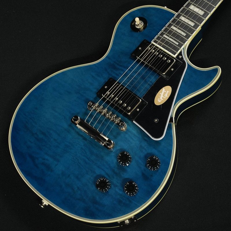Epiphone / Inspired by Gibson Les Paul Custom Quilt Viper Blue ≪S