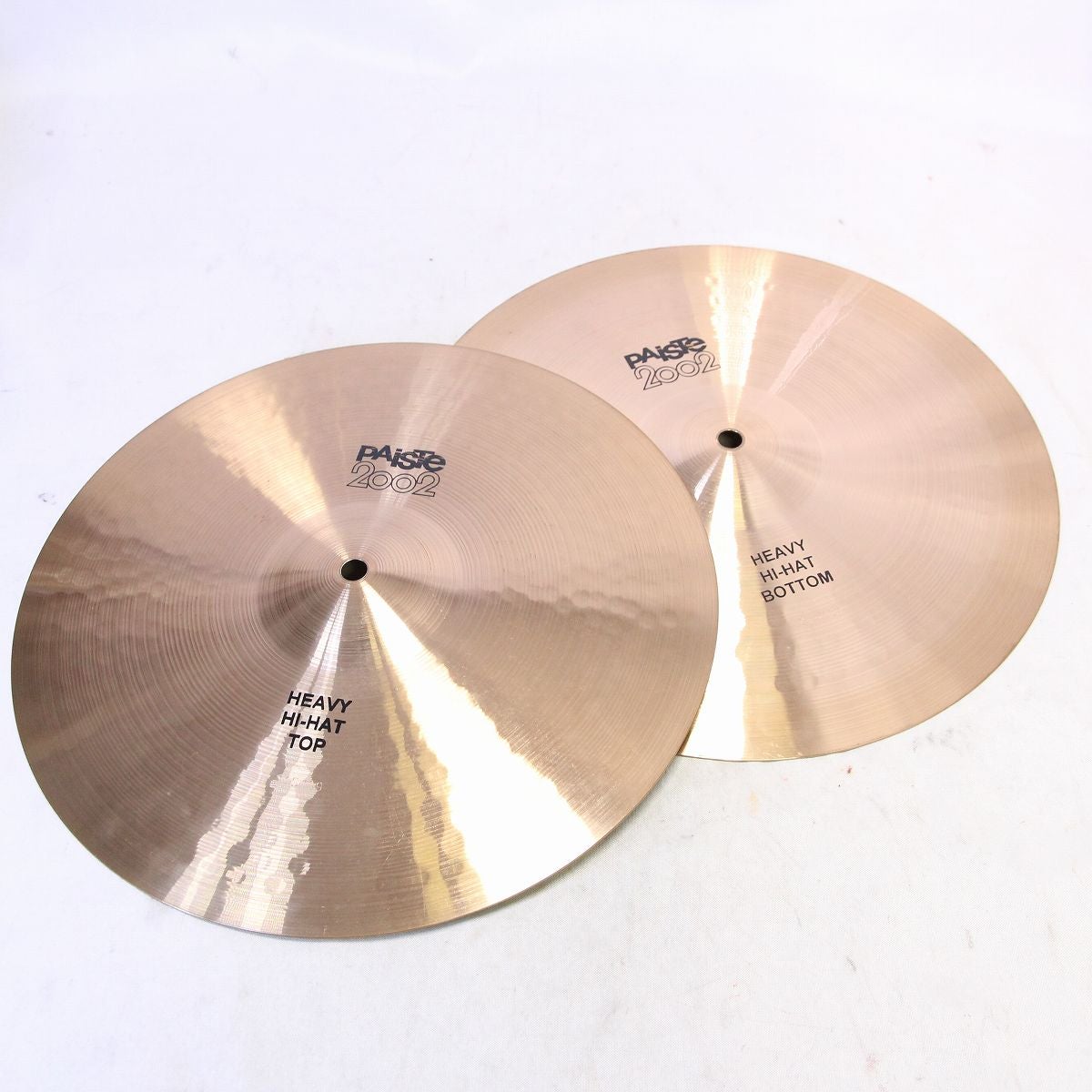 70年代？パイステ 2002 サウンドエッヂ ビンテージハイハット14インチ 中古】PAISTE / 2002 series Heavy Hihat 14インチ 1002/1082 復刻版