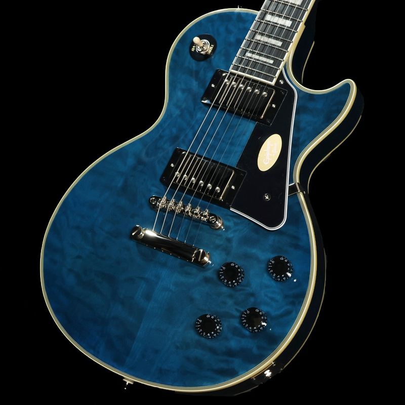 Epiphone / Inspired by Gibson Les Paul Custom Quilt Viper Blue 【2ND品アウトレット特価】【福岡店】