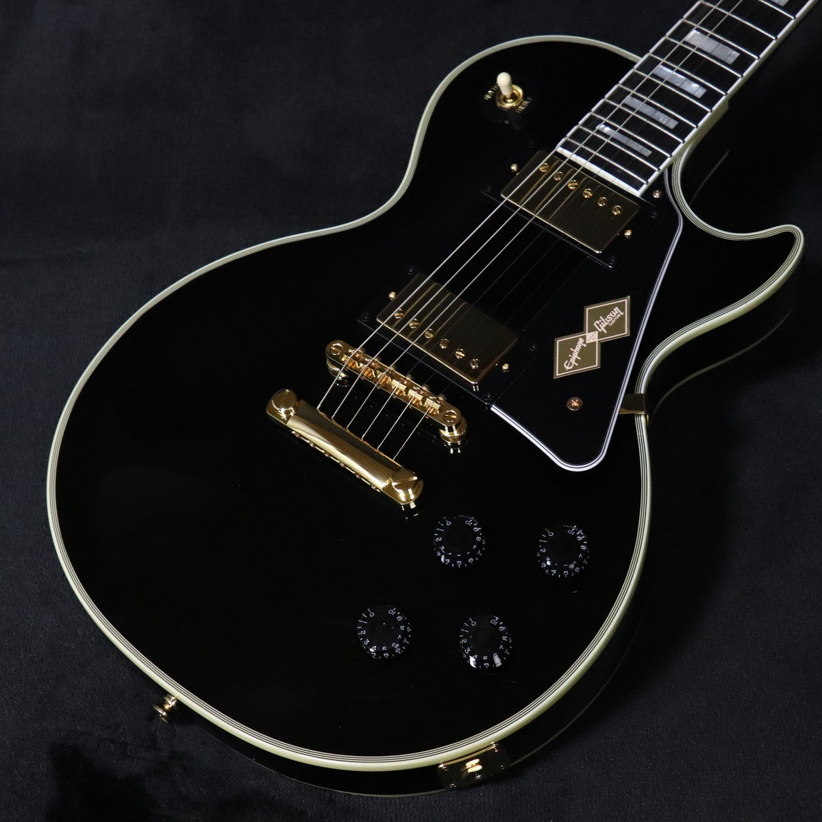 Epiphone Les Paul Custom エピフォン 黒 ハードケース付 Epiphone / Inspired by Gibson Custom Les Paul Custom Ebony 【2ND