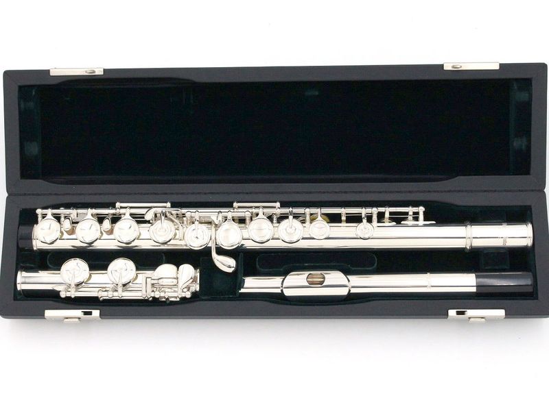 中古】PEARL / フルート PF-665E 頭部管銀製 全タンポ交換済み 【横浜